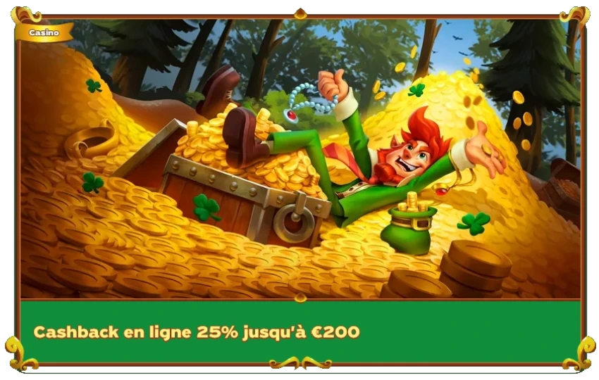 bonus cashback greenluck casino