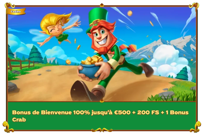Bonus de bienvenue Greenluck Casino