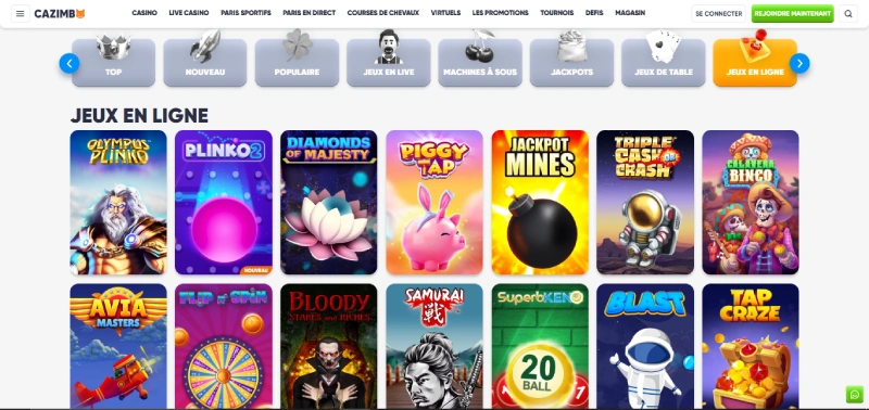 capture-decran-mini-jeux-cazimbo-casino