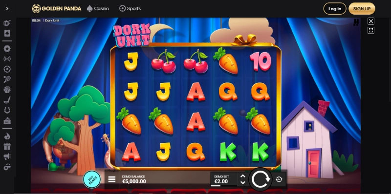 dork unit sur golden panda casino