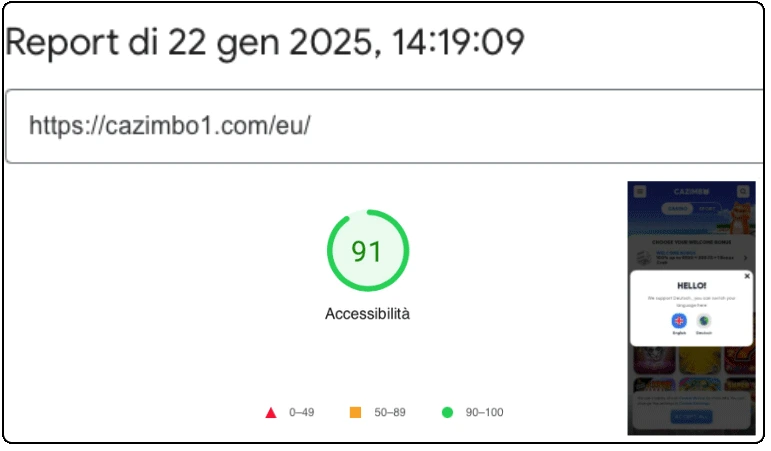 rapidité mobile cazimbo casino