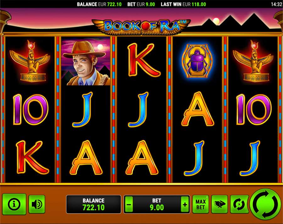 book of ra sur Amunra casino