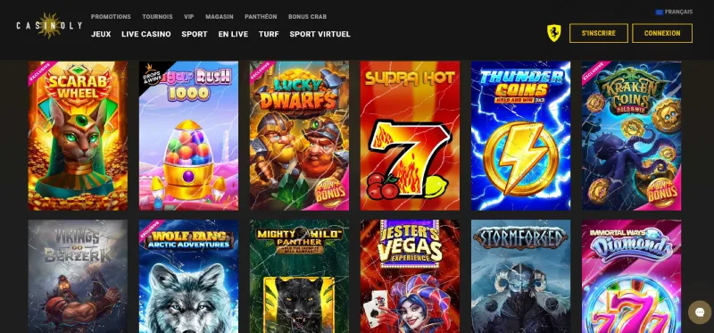 machines à sous casinoly