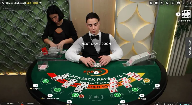 speed blackjack