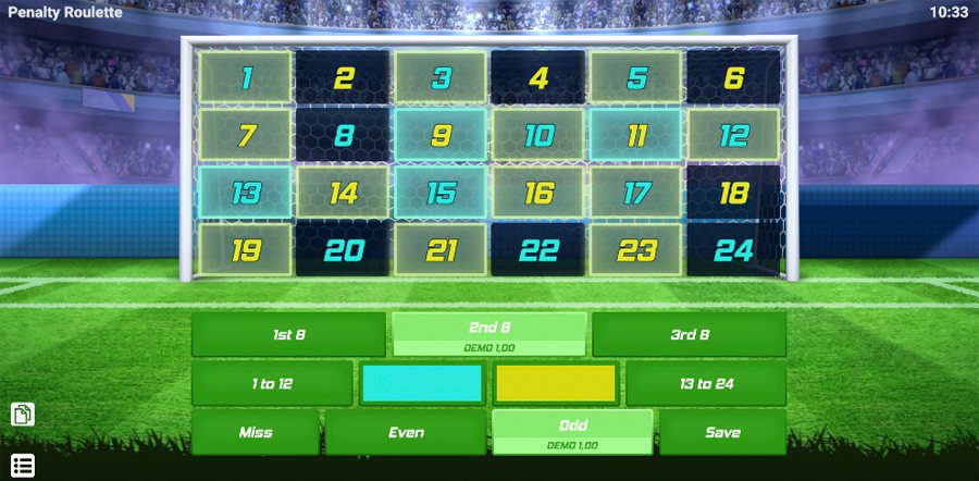 Penalty Roulette chez AmunRa