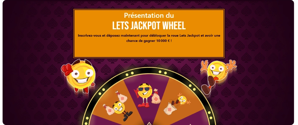 Roue de la fortune Lets Jackpot