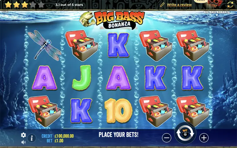 Big Bass Bonanza sur Slotimo