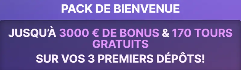Bonus de bienvenue Spins House Casino