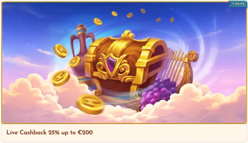 Bonus cashback en direct BetHall