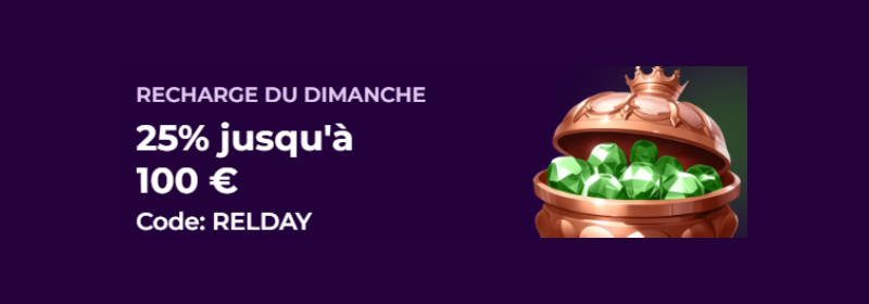 Bonus de recharge SpinMama