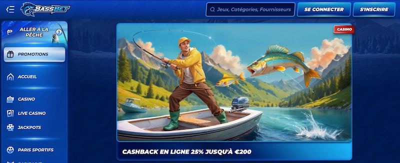 Cashback en ligne Bassbet