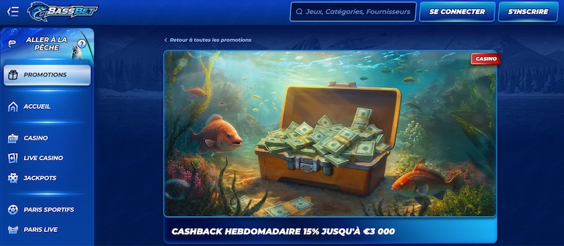 Cashback hebdomadaire
