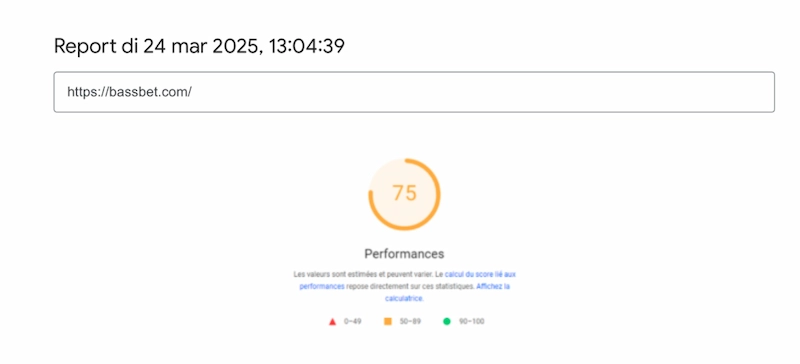 Performances Bassbet