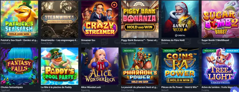 Machines à sous Spins House