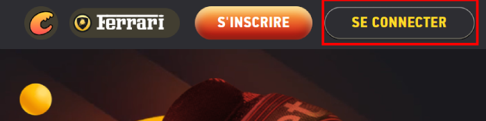 Faire un dépôt sur Fezbet Casino étape 1