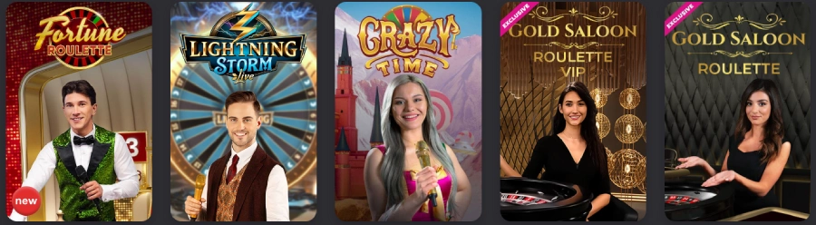 Les casino en direct de Fezbet Casino