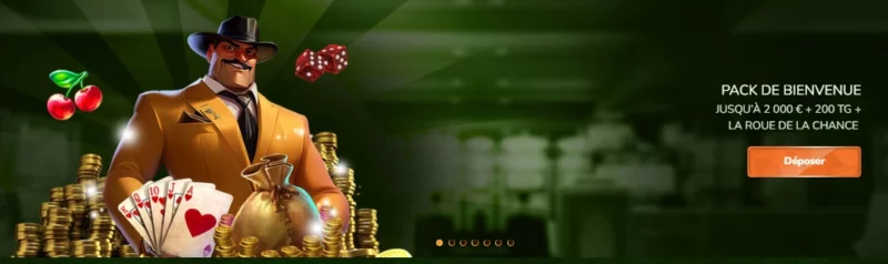 Bonus de bienvenue sur Spin Million Casino