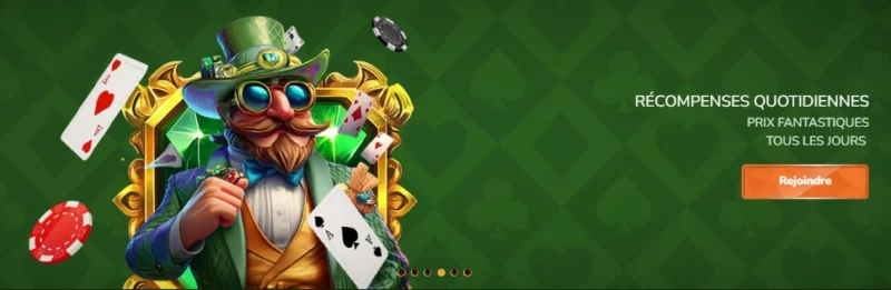 Récompenses quotidiennes sur Spin Million Casino