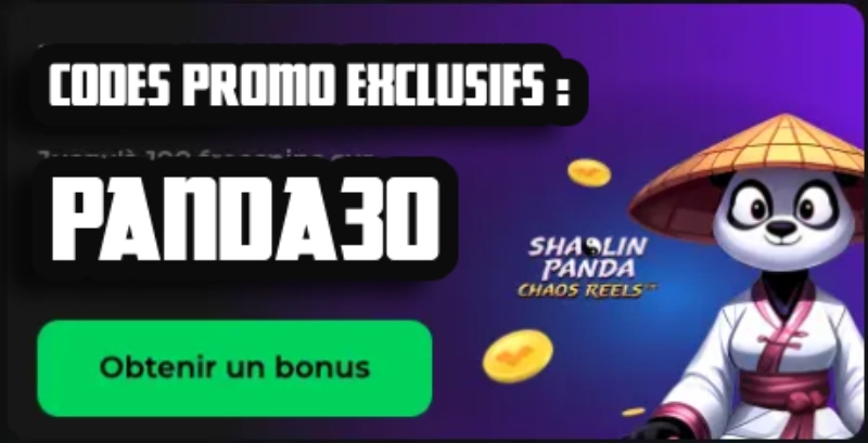 Code promo Panda30 Betify Casino