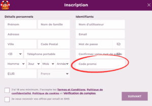 Code promo sans dépôt Magical Spin
