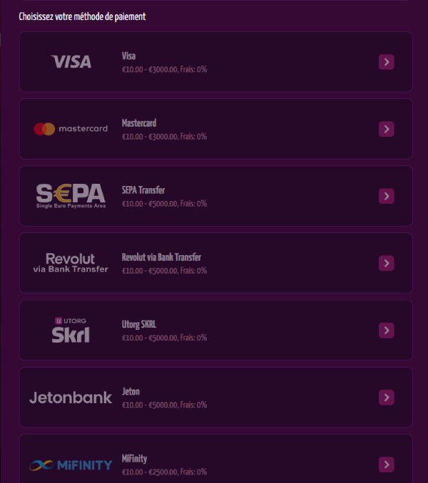 Faire son premier retrait sur Joker8 étape 3