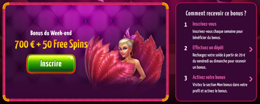 Le bonus du week-end de Joker8 Casino