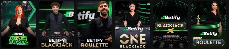 Live casino Betify Casino