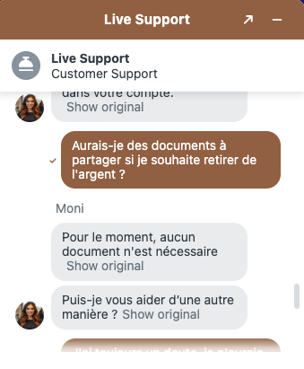Assistance en direct BetHall