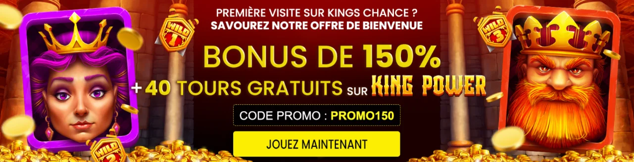 bonus de bienvenue kings chance