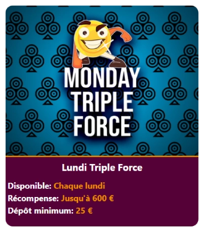 Bonus du lundi Lets Jackpot