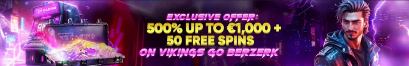 Bonus de bienvenue exclusif sur X7 Casino