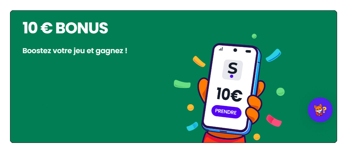 capture d'écran bonus application slott casino