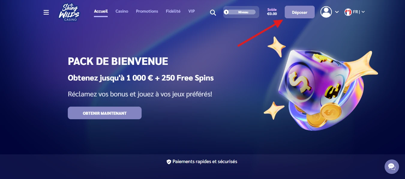 dépôt shiny wilds étape 1