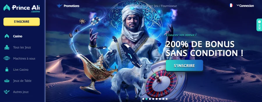 Etape 1 inscription Prince Ali