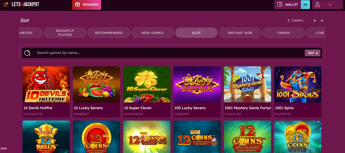 machines a sous lets jackpot