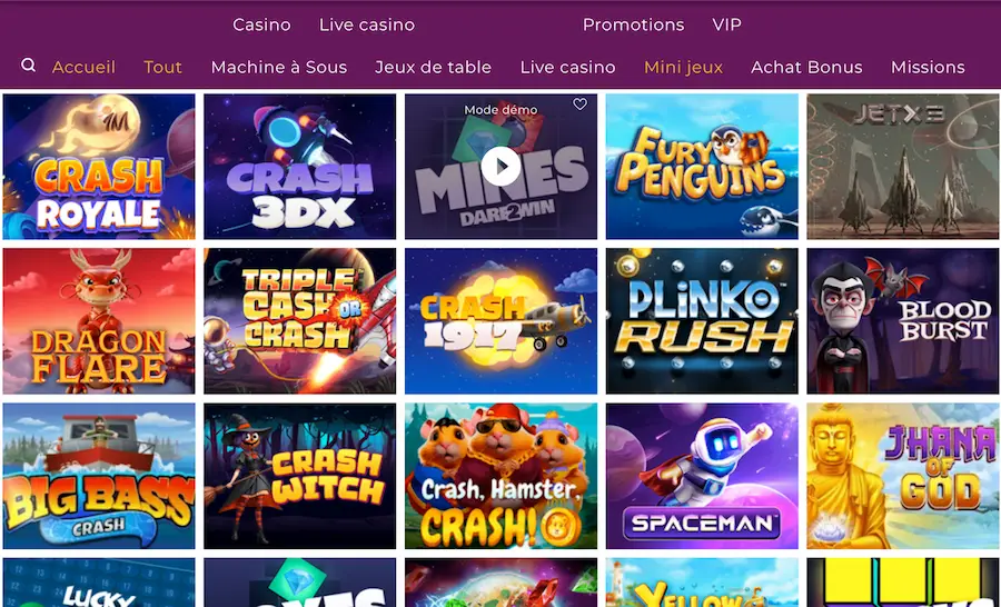 mini jeux Magical Spin