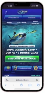 Version mobile Iphone 13 Bassbet