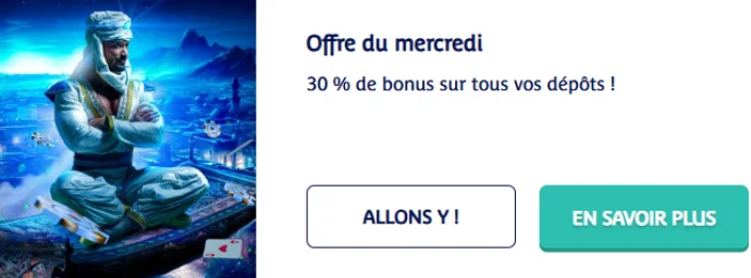 Offre du mercredi Prince Ali