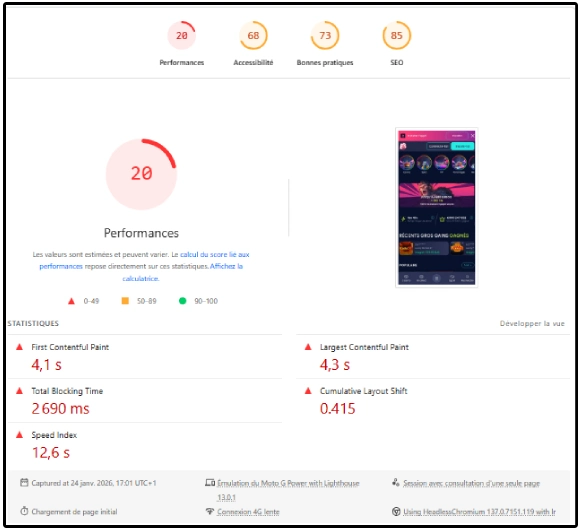 performance version mobile de boomsbet