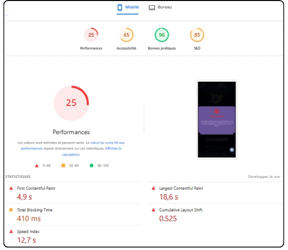 performances mobiles shiny wilds casino