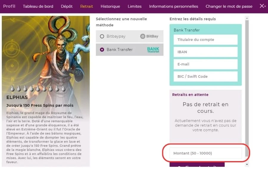 retrait Magical Spin étape 3