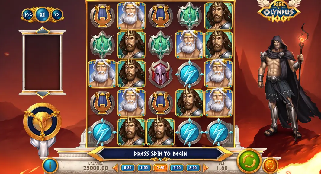 machine à sous Rise of Olympus 100