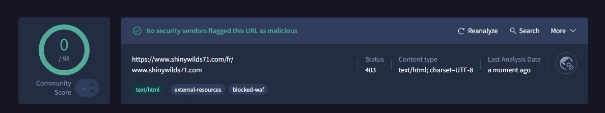 sécurité shiny wilds casino