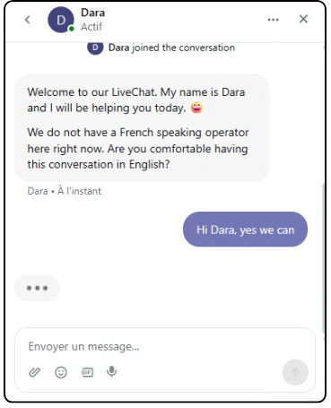service client shiny wilds casino