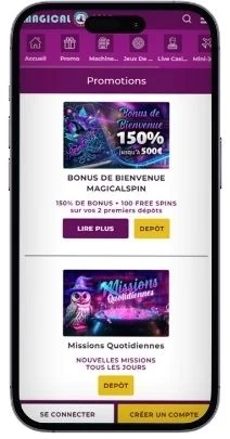 version mobile magical spin