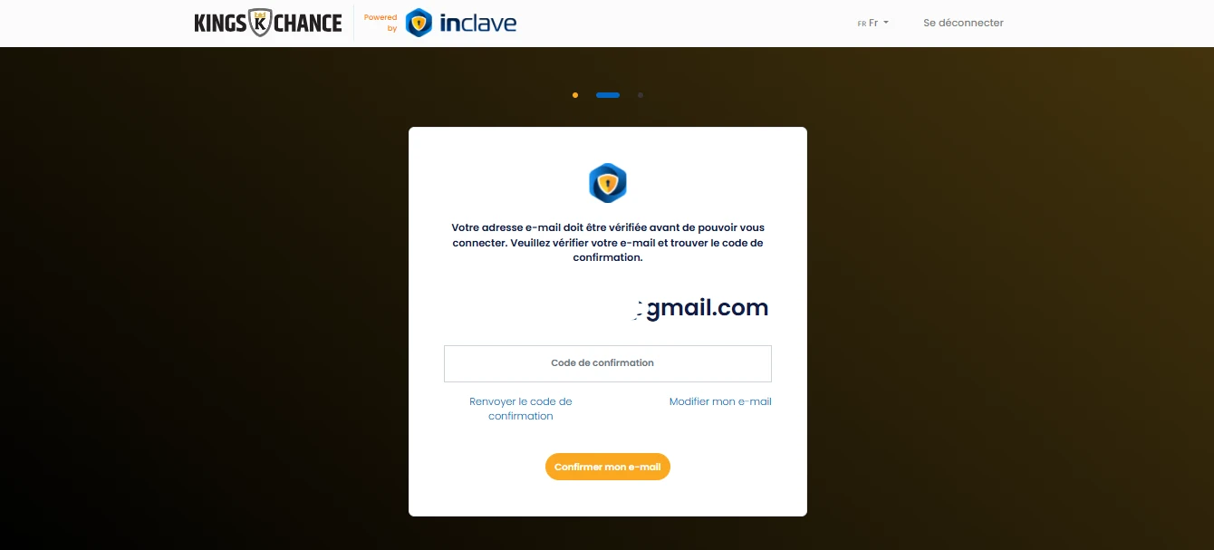 inscription kings chance étape 3