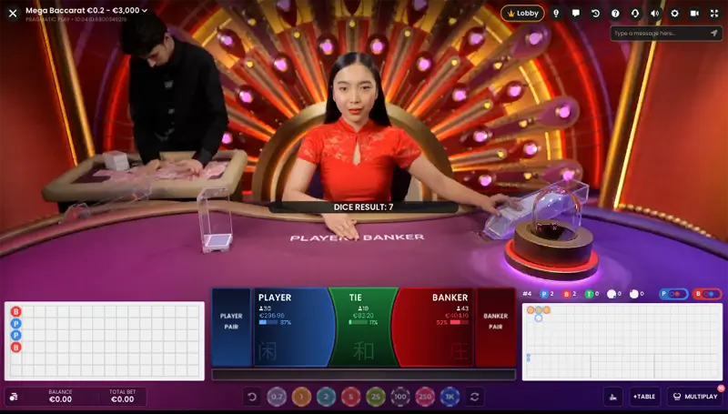 Mega Baccarat BetHall