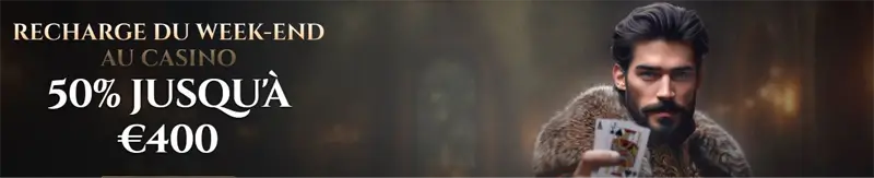 Recharge du week-end Kyngs Casino