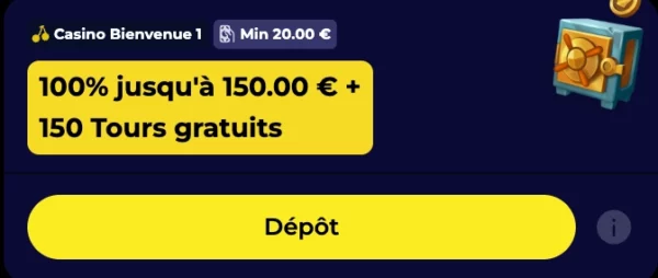 Le vrai bonus de bienvenue sur Nyxbets Casino