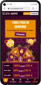 Version mobile Google Pixel Lets Jackpot